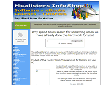 Tablet Screenshot of mcalisters.com